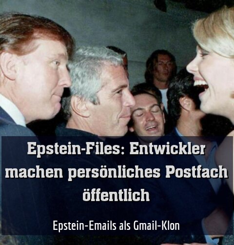 Epstein-Emails als Gmail-Klon