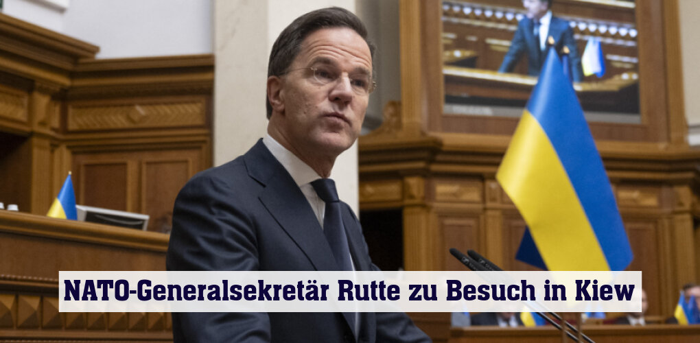 NATO-Generalsekretär Rutte in Kiew