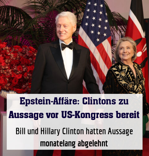 Bill und Hillary Clinton hatten Aussage monatelang abgelehnt