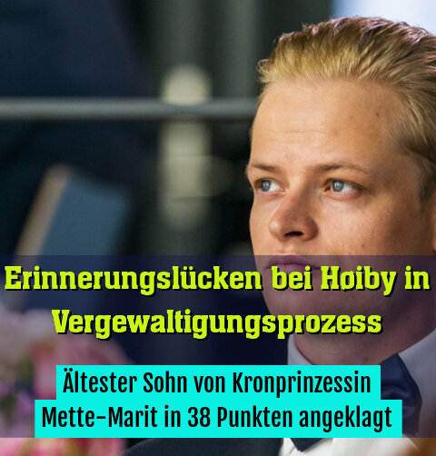 Ältester Sohn von Kronprinzessin Mette-Marit in 38 Punkten angeklagt