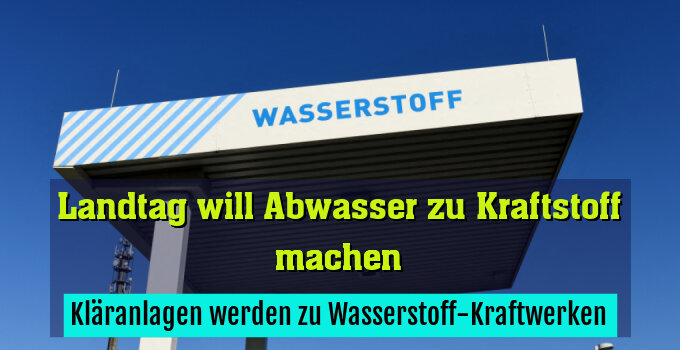 Kläranlagen werden zu Wasserstoff-Kraftwerken