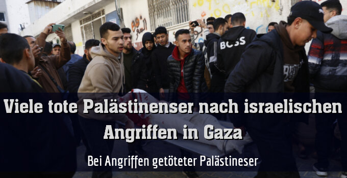 Bei Angriffen getöteter Palästineser