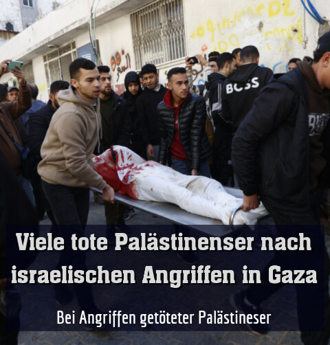 Bei Angriffen getöteter Palästineser