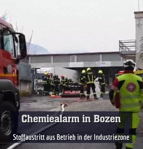 Stoffaustritt aus Betrieb in der Industriezone