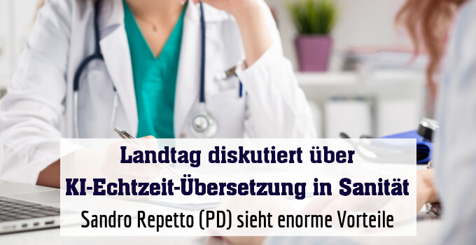 Sandro Repetto (PD) sieht enorme Vorteile