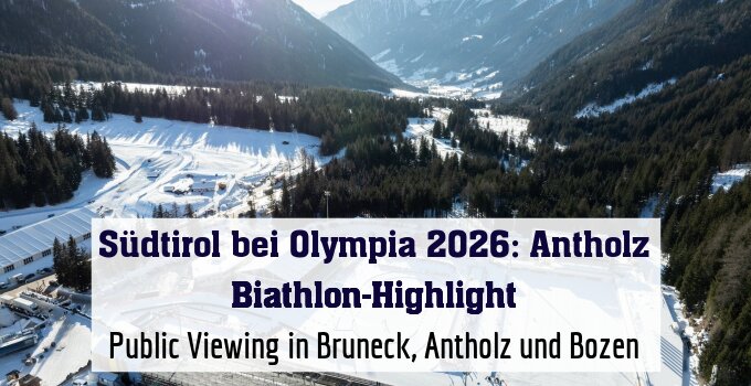 Public Viewing in Bruneck, Antholz und Bozen