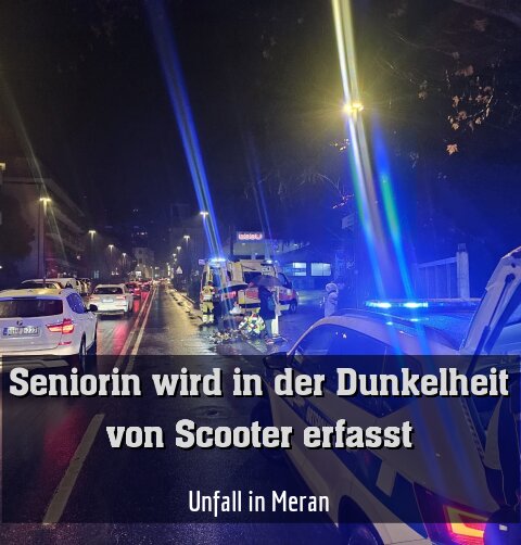 Unfall in Meran