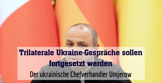 Der ukrainische Chefverhandler Umjerow