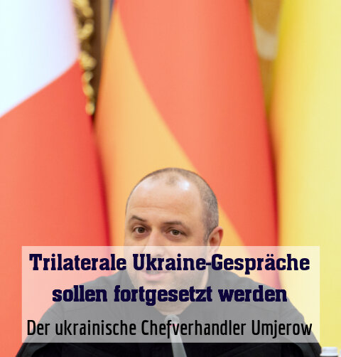 Der ukrainische Chefverhandler Umjerow