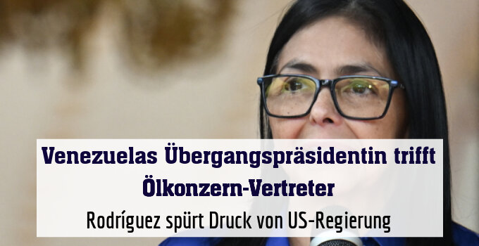 Rodríguez spürt Druck von US-Regierung