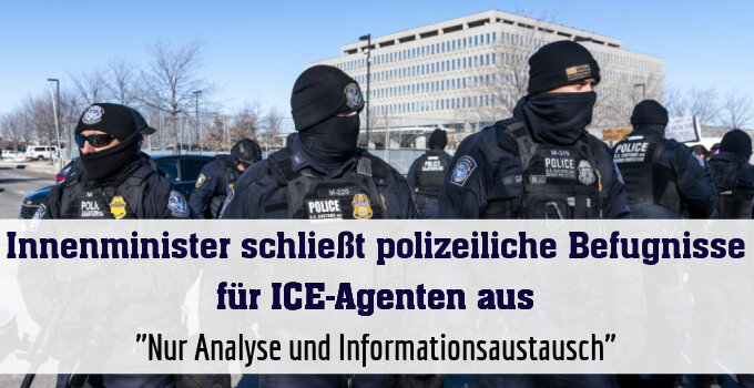 "Nur Analyse und Informationsaustausch"