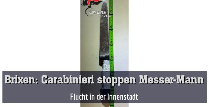 Flucht in der Innenstadt