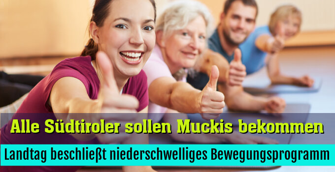 Landtag beschließt niederschwelliges Bewegungsprogramm