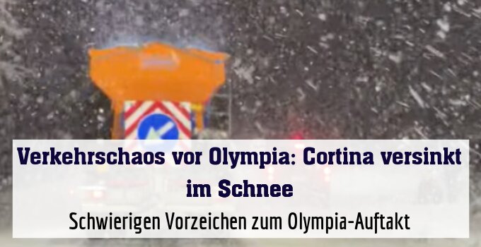 Schwierigen Vorzeichen zum Olympia-Auftakt