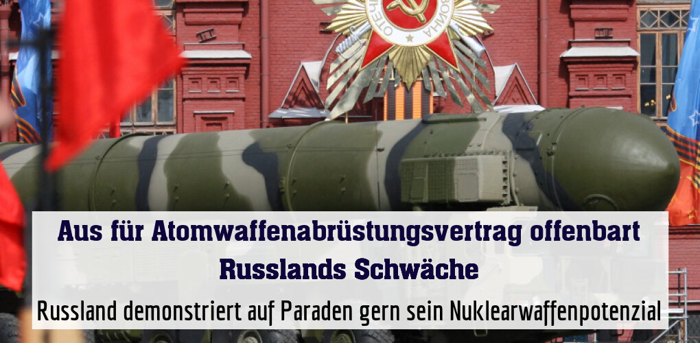 Russland demonstriert auf Paraden gern sein Nuklearwaffenpotenzial