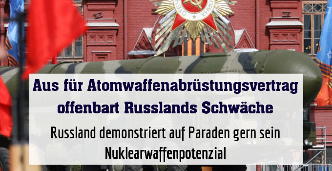 Russland demonstriert auf Paraden gern sein Nuklearwaffenpotenzial