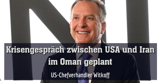 US-Chefverhandler Witkoff