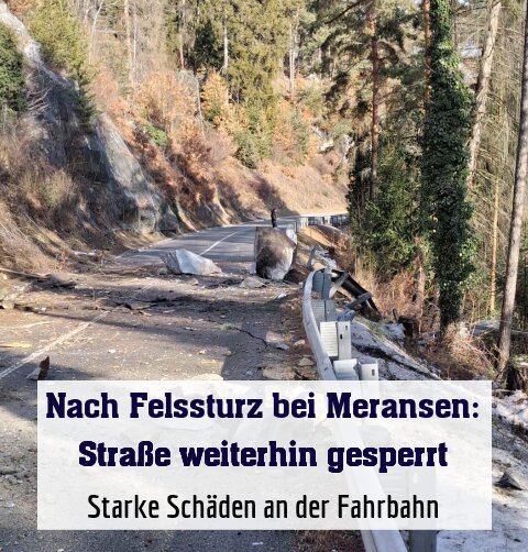 Starke Schäden an der Fahrbahn
