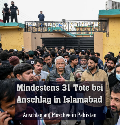 Anschlag auf Moschee in Pakistan
