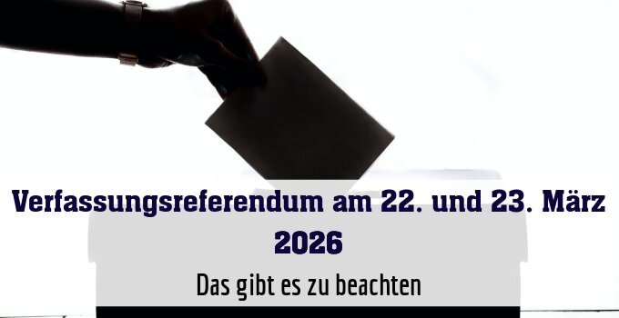 Das gibt es zu beachten