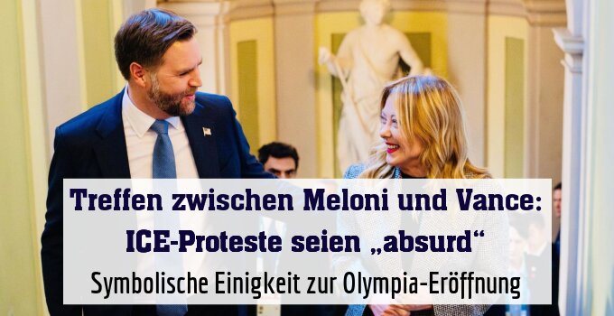 Symbolische Einigkeit zur Olympia-Eröffnung