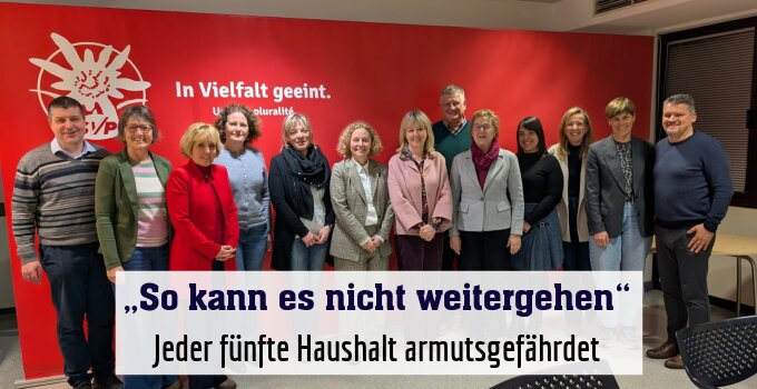 Treffen mit Caritas: Jeder fünfte Haushalt armutsgefährdet