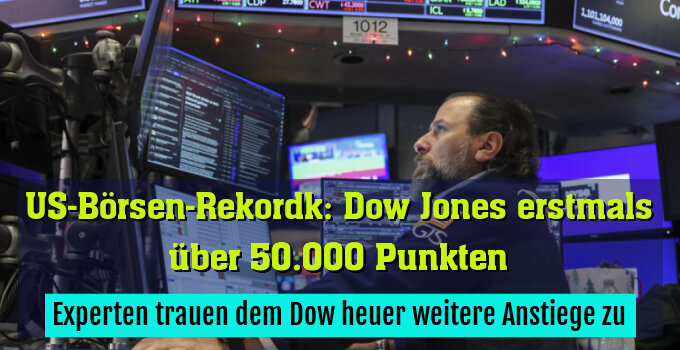 Experten trauen dem Dow heuer weitere Anstiege zu