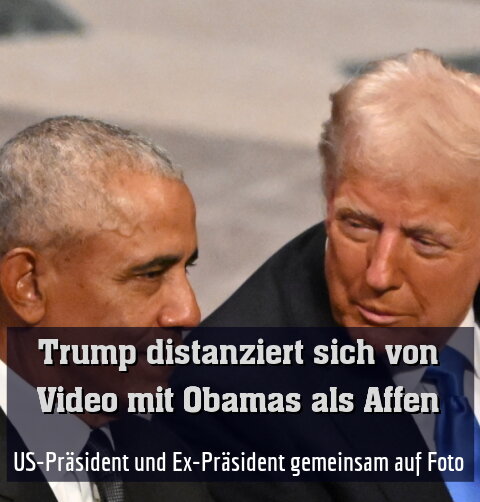 US-Präsident und Ex-Präsident gemeinsam auf Foto