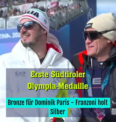 Bronze für Dominik Paris - Franzoni holt Silber