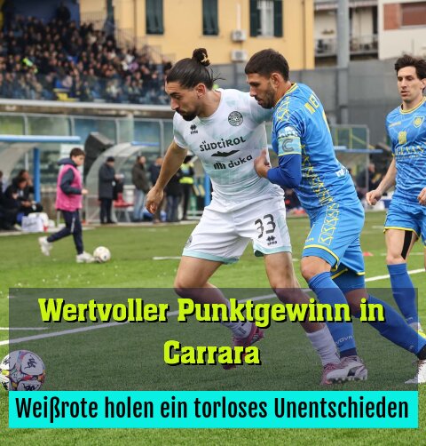 Die Weißroten holen im „Stadio dei Marmi“ ein torloses Unentschieden