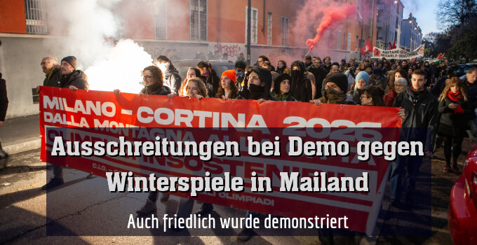 Auch friedlich wurde demonstriert