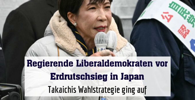 Takaichis Wahlstrategie ging auf