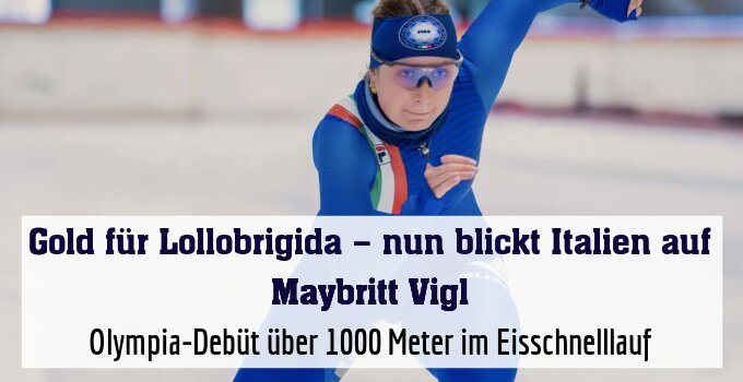 Olympia-Debüt über 1000 Meter im Eisschnelllauf