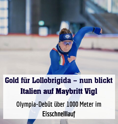 Olympia-Debüt über 1000 Meter im Eisschnelllauf