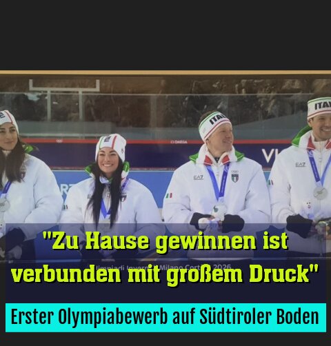 Erster Olympiabewerb auf Südtiroler Boden