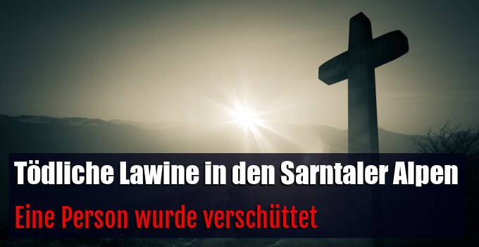 Eine Person wurde verschüttet