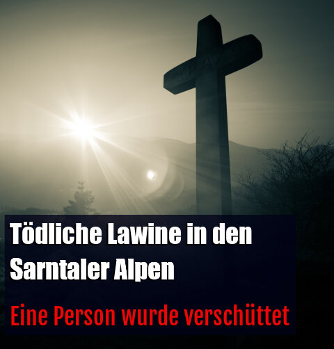 Eine Person wurde verschüttet