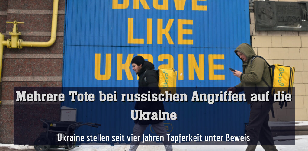 Ukraine stellen seit vier Jahren Tapferkeit unter Beweis