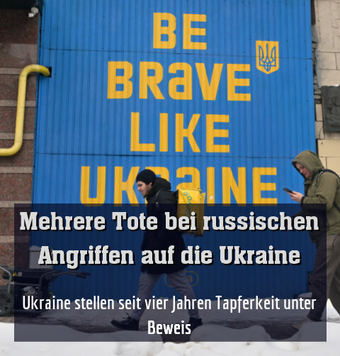 Ukraine stellen seit vier Jahren Tapferkeit unter Beweis