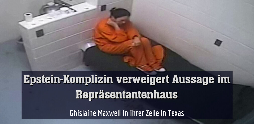 Ghislaine Maxwell in ihrer Zelle in Texas