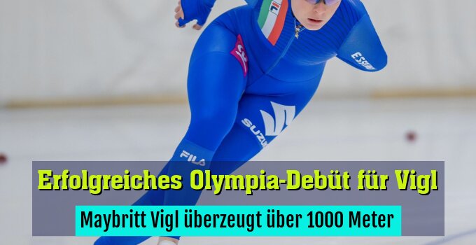 Maybritt Vigl überzeugt über 1000 Meter