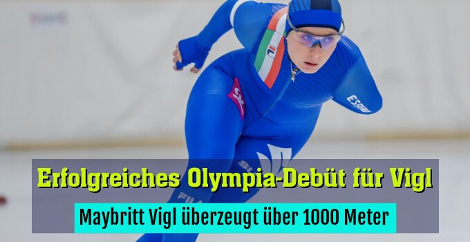 Maybritt Vigl überzeugt über 1000 Meter