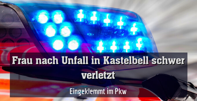 Eingeklemmt im Pkw
