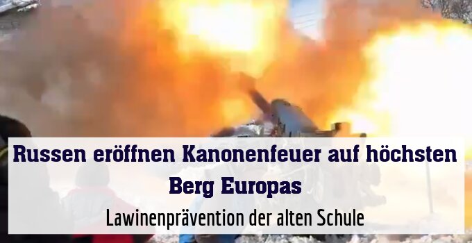 Lawinenprävention der alten Schule