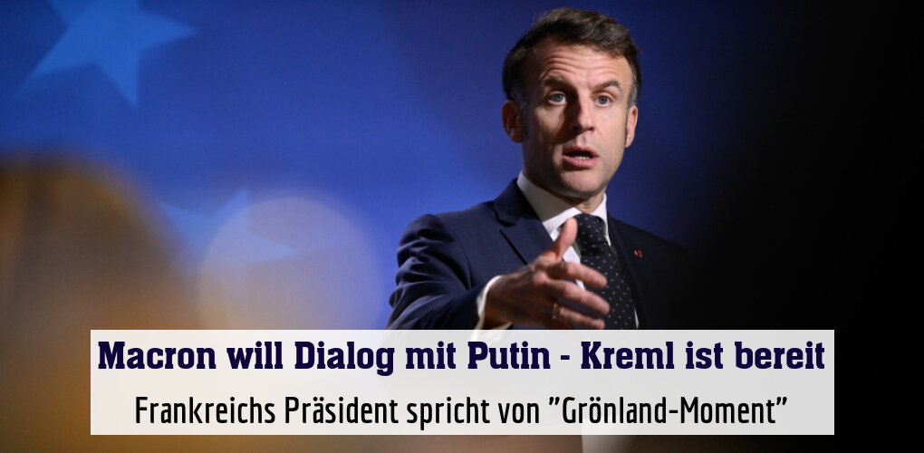 Frankreichs Präsident spricht von "Grönland-Moment"