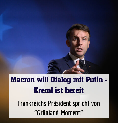 Frankreichs Präsident spricht von "Grönland-Moment"