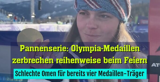 Schlechte Omen für bereits vier Medaillen-Träger