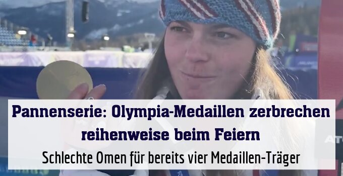 Schlechte Omen für bereits vier Medaillen-Träger