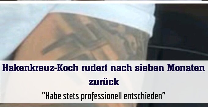 "Habe stets professionell entschieden"