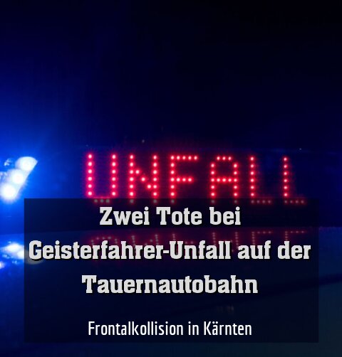 Frontalkollision in Kärnten